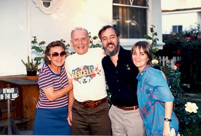 Orestes com amigos em Palo Alto, Calif�rnia (1985).